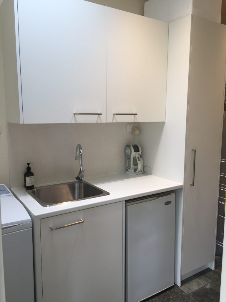 Fully completed laundry renovation in Melbourne. 