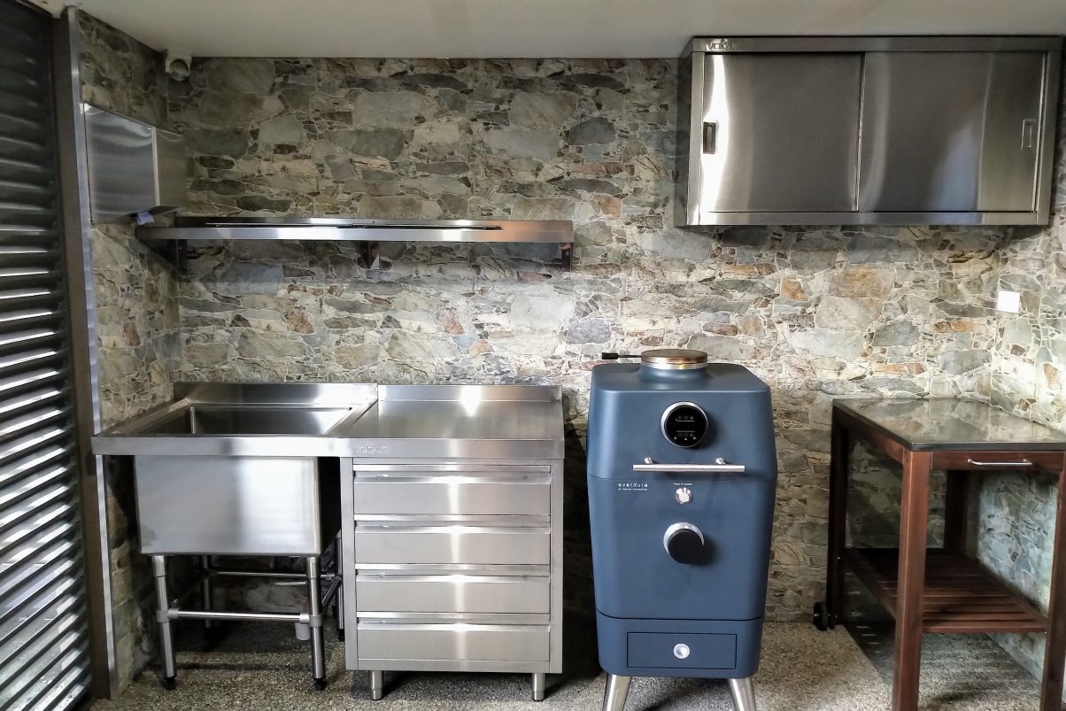 After photo of small kitchen renovation. 