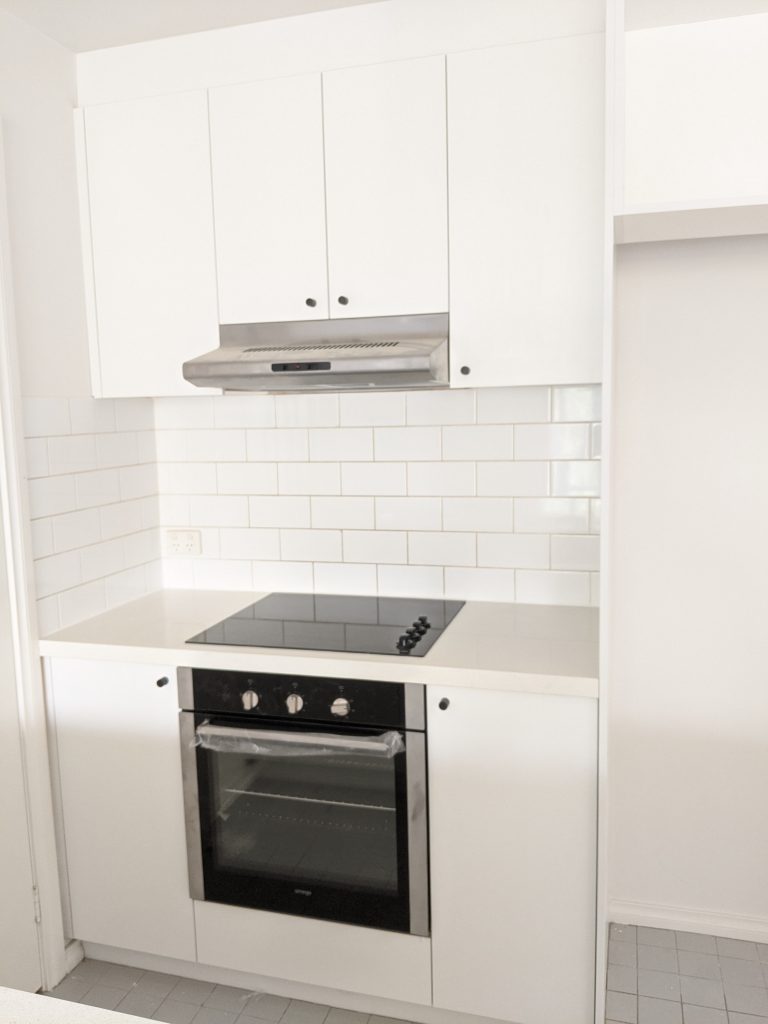 After photo of renovated small  kitchen in Melbourne.